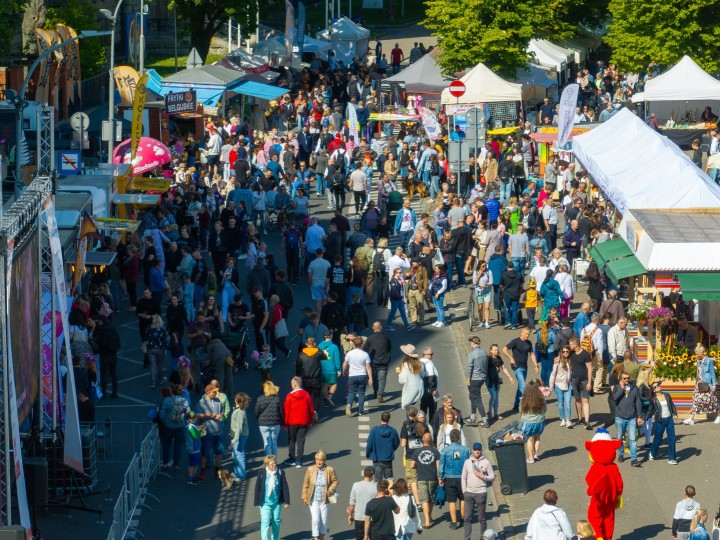 Strefa handlowa i gastronomiczna Pikniku nad Odra